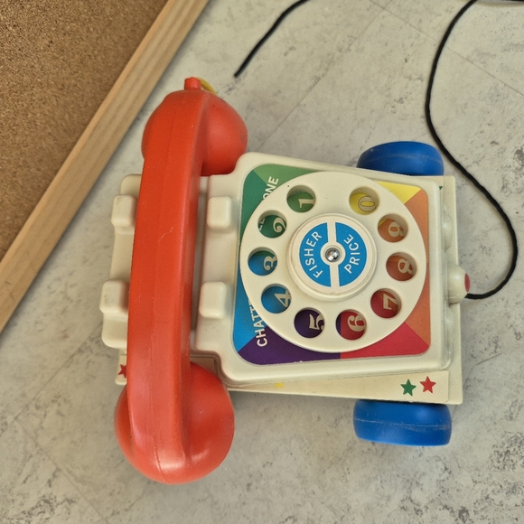 Fisher Price Vintage Replica Of Chatter Rotary Telephone - Picture 3 of 7